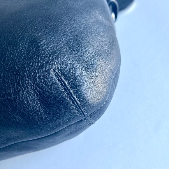 Cole Haan Black Genuine Leather Shoulder Bag - Picture 7 of 12